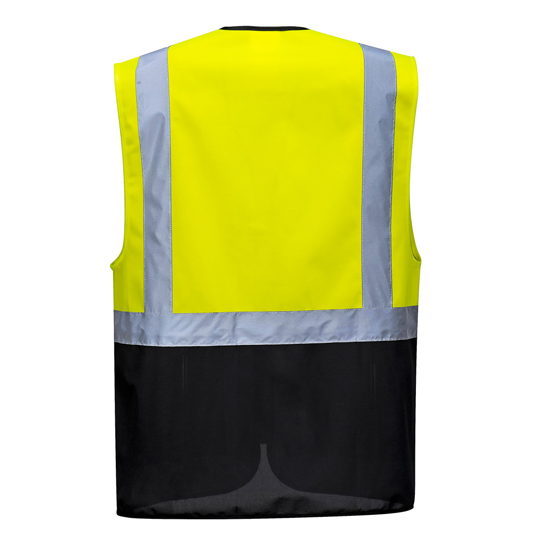 Warsaw hi-vis vest - Gul/Sort - Billede 2