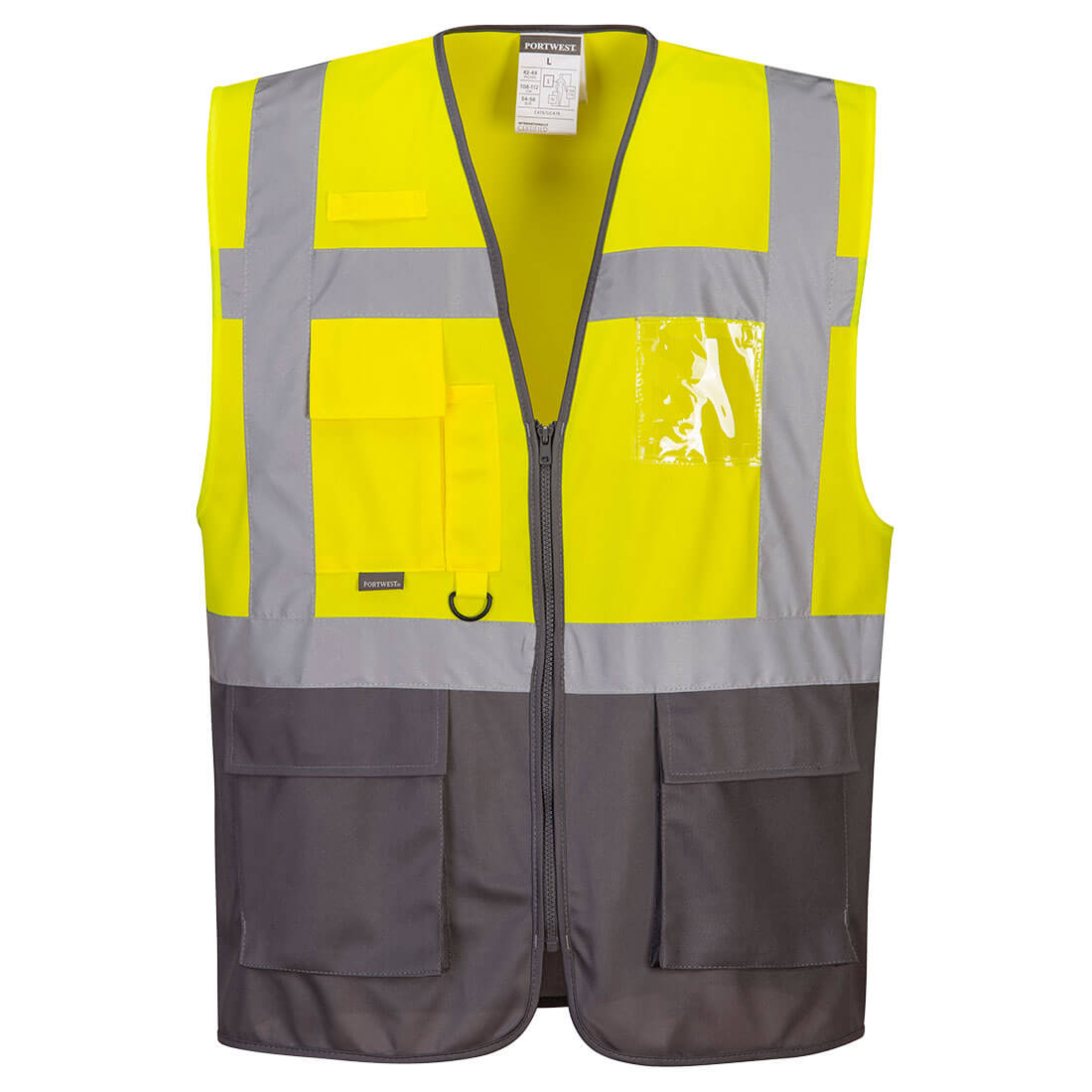 Warsaw hi-vis vest - Gul/Grå