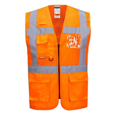 Madrid Mesh vest - Orange