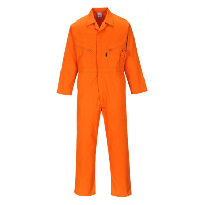 Liverpool kedeldragt m. lynlås - Orange