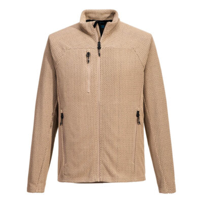 EV4 tekstureret fleece - Khaki