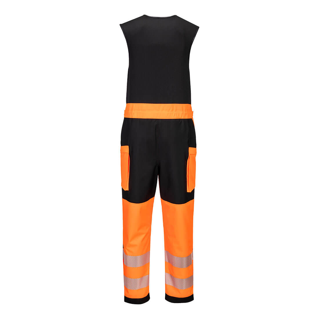 PW3 Hi-vis vandtæt heldragt u. ærmer - Orange/Sort - Billede 2