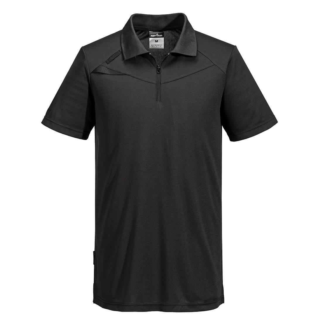 DX4 2-farvet poloshirt K/Æ - Helsort