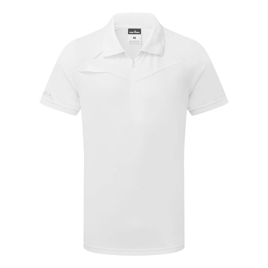 DX4 2-farvet poloshirt K/Æ - Hvid