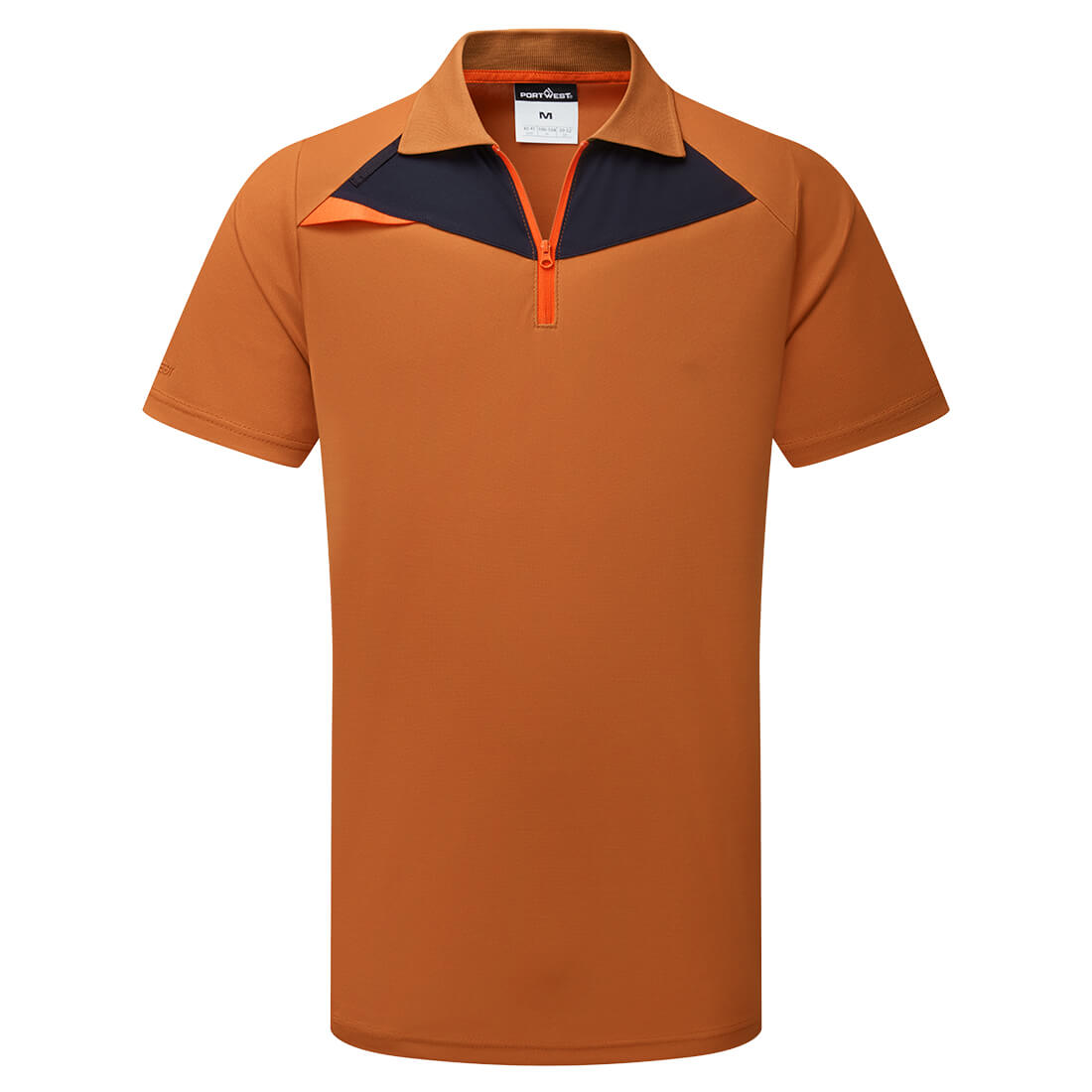 DX4 2-farvet poloshirt K/Æ - Rust