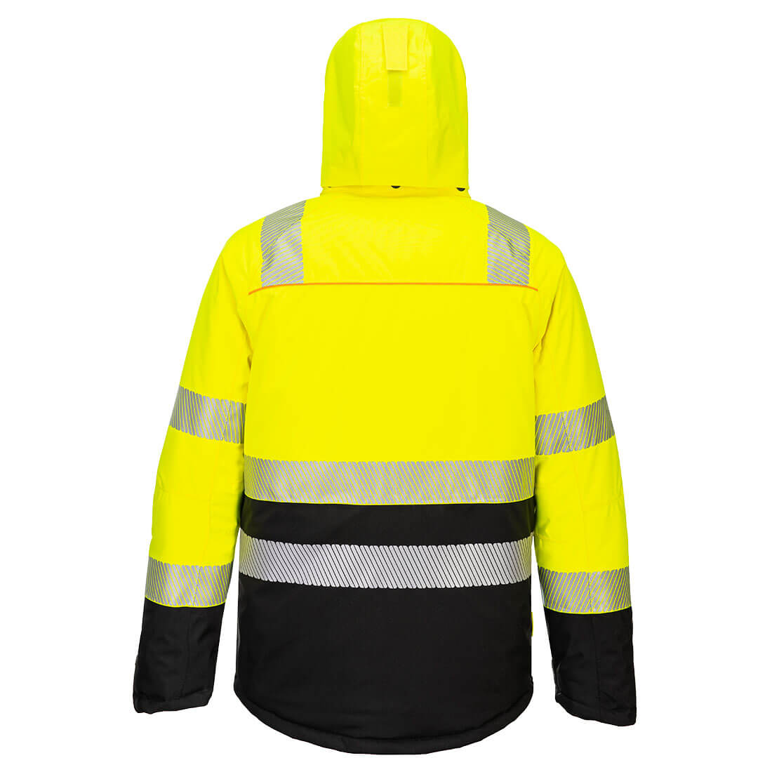 DX4 hi-vis kl. II vinterjakke - Gul/Sort - Billede 2