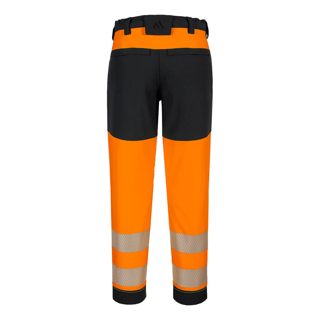 PW3 Hi-Vis stretchbukser - Orange/Sort - Billede 2