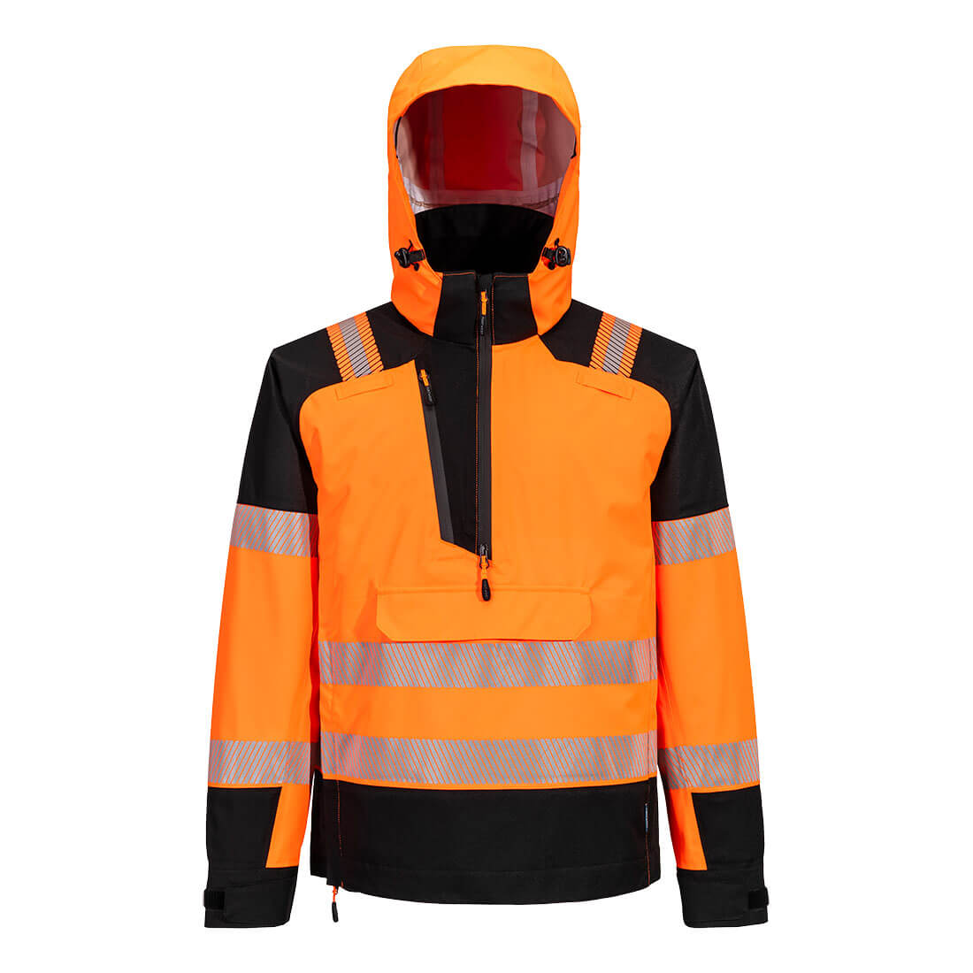 PW3 Hi-Vis regnjakke (3L) - Orange/Sort