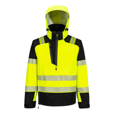 PW3 Hi-Vis regnjakke (3L) - Gul/Sort