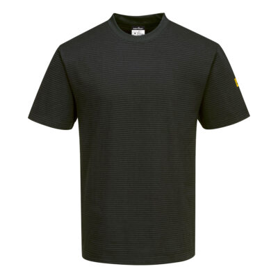 Antistatisk ESD t-shirt - Sort