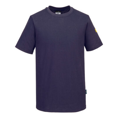 Antistatisk ESD t-shirt - Marine