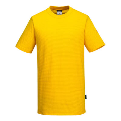 Antistatisk ESD t-shirt - Gul