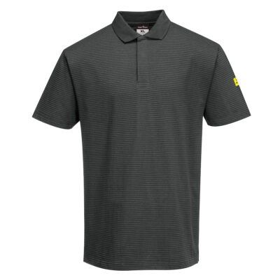 Anti-Statisk ESD poloshirt - Zoomgrå